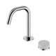 Nero Serenity Progressive Basin Mixer Edge Spout Chrome With Carrara Handle