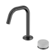 Nero Serenity Progressive Basin Mixer Edge Spout Gun Metal With Carrara Handle