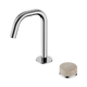 Nero Serenity Progressive Basin Mixer Edge Spout Chrome With Rome Travertine Handle
