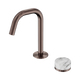 Nero Serenity Progressive Basin Mixer Edge Spout Brushed Bronze With Arabescato Corchia Handle