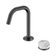Nero Serenity Progressive Basin Mixer Edge Spout Gun Metal With Arabescato Corchia Handle