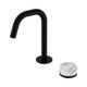 Nero Serenity Progressive Basin Mixer Edge Spout Matte Black With Arabescato Corchia Handle