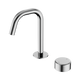 Nero Serenity Progressive Basin Mixer Edge Spout Chrome With Metal Handle