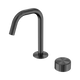 Nero Serenity Progressive Basin Mixer Edge Spout Gun Metal With Metal Handle