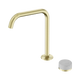 Nero Serenity Progressive Bath/Kitchen Mixer Edge Spout Brushed Gold With Carrara Handle