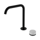 Nero Serenity Progressive Bath/Kitchen Mixer Edge Spout Matte Black With Carrara Handle
