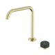 Nero Serenity Progressive Bath/Kitchen Mixer Edge Spout Brushed Gold With Verde Alpi Handle