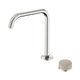Nero Serenity Progressive Bath/Kitchen Mixer Edge Spout Brushed Nickel With Rome Travertine Handle