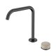 Nero Serenity Progressive Bath/Kitchen Mixer Edge Spout Gun Metal With Rome Travertine Handle
