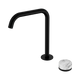Nero Serenity Progressive Bath/Kitchen Mixer Edge Spout Matte Black With Arabescato Corchia Handle