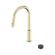 Nero Serenity Progressive Pull Out Kitchen Set With Verde Alpi Handle Brushed Gold