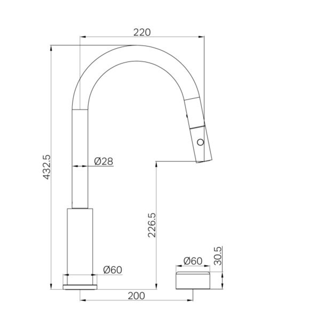 Nero Serenity Progressive Pull Out Kitchen Set With Metal Handle Brushed Nickel