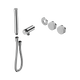 Nero Serenity Progressive Shower System With Carrara Handle & Slim Shower Trim Kit Only Chrome