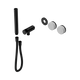 Nero Serenity Progressive Shower System Matte Black With Carrara Handle & Slim Shower Trim Kit Only