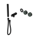 Nero Serenity Progressive Shower System With Verde Alpi Handle & Slim Shower Trim Kit Only Matte Black