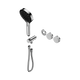 Nero Serenity Progressive Shower System With Carrara Handle & Serenity Hand Shower Trim Kit Only Chrome