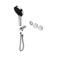 Nero Serenity Progressive Shower System Arabescato Corchia Handle & Serenity Hand Shower Trim Kit Only Chrome