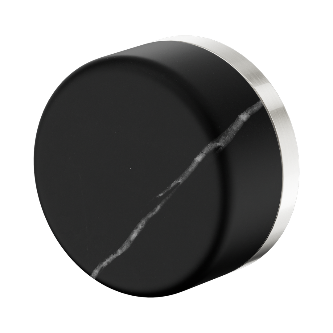 Nero Serenity Progressive Shower Mixer With Marquina Black Handle Brushed Nickel