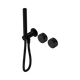 Nero Serenity Progressive Shower System Matte Black With Marquina Black Handle & Slim Shower