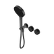 Nero Serenity Progressive Shower System Gun Metal With Marquina Black Handle & Serenity Hand Shower
