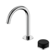 Nero Serenity Progressive Basin Mixer Arc Spout Chrome With Marquina Black Handle