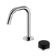Nero Serenity Progressive Basin Mixer Edge Spout Chrome With Marquina Black Handle