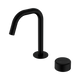 Nero Serenity Progressive Basin Mixer Edge Spout Matte Black With Marquina Black Handle