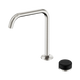 Nero Serenity Progressive Bath/Kitchen Mixer Edge Spout Brushed Nickel With Marquina Black Handle
