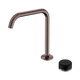 Nero Serenity Progressive Bath/Kitchen Mixer Edge Spout Brushed Bronze With Marquina Black Handle
