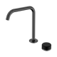 Nero Serenity Progressive Bath/Kitchen Mixer Edge Spout Gun Metal With Marquina Black Handle