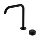 Nero Serenity Progressive Bath/Kitchen Mixer Edge Spout Matte Black With Marquina Black Handle