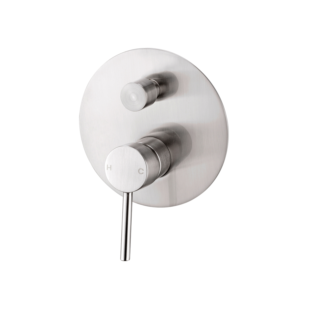 Nero Dolce Shower Mixer With Divertor - Brushed Nickel