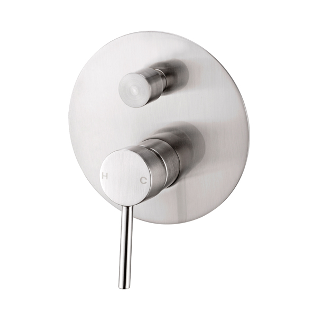 Nero Dolce Shower Mixer With Divertor - Brushed Nickel