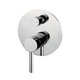 Nero Dolce Shower Mixer With Divertor Chrome