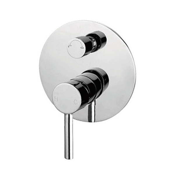 Nero Dolce Shower Mixer With Divertor Chrome