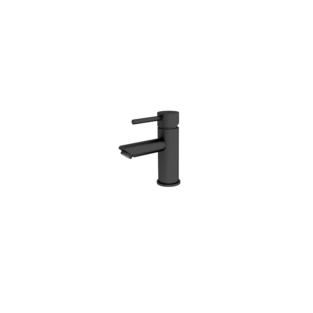 Nero Dolce Basin Mixer Straigh Spout - Matt Black