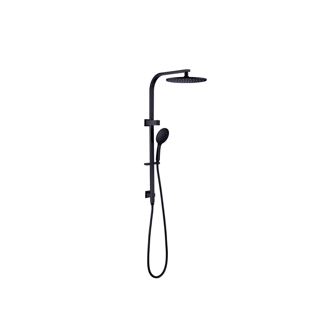 Nero Bianca New Shower Set - Matt Black