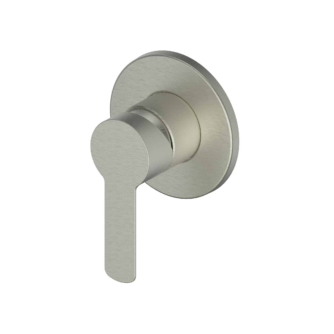 Greens Astro II Shower Mixer Mini Plate - Brushed Nickel