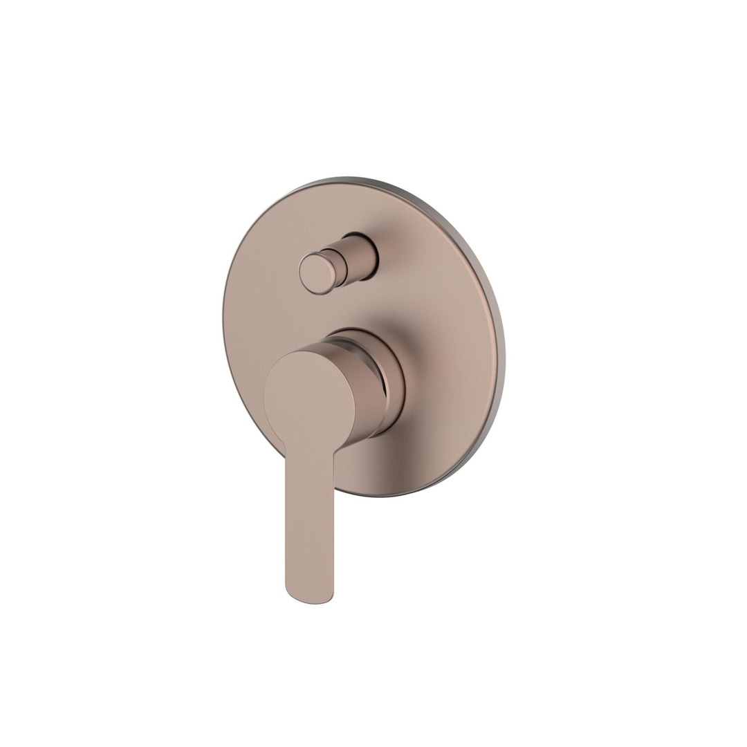 Greens Astro Ii Shower Diverter Mixer Pvd Brushed Bronze