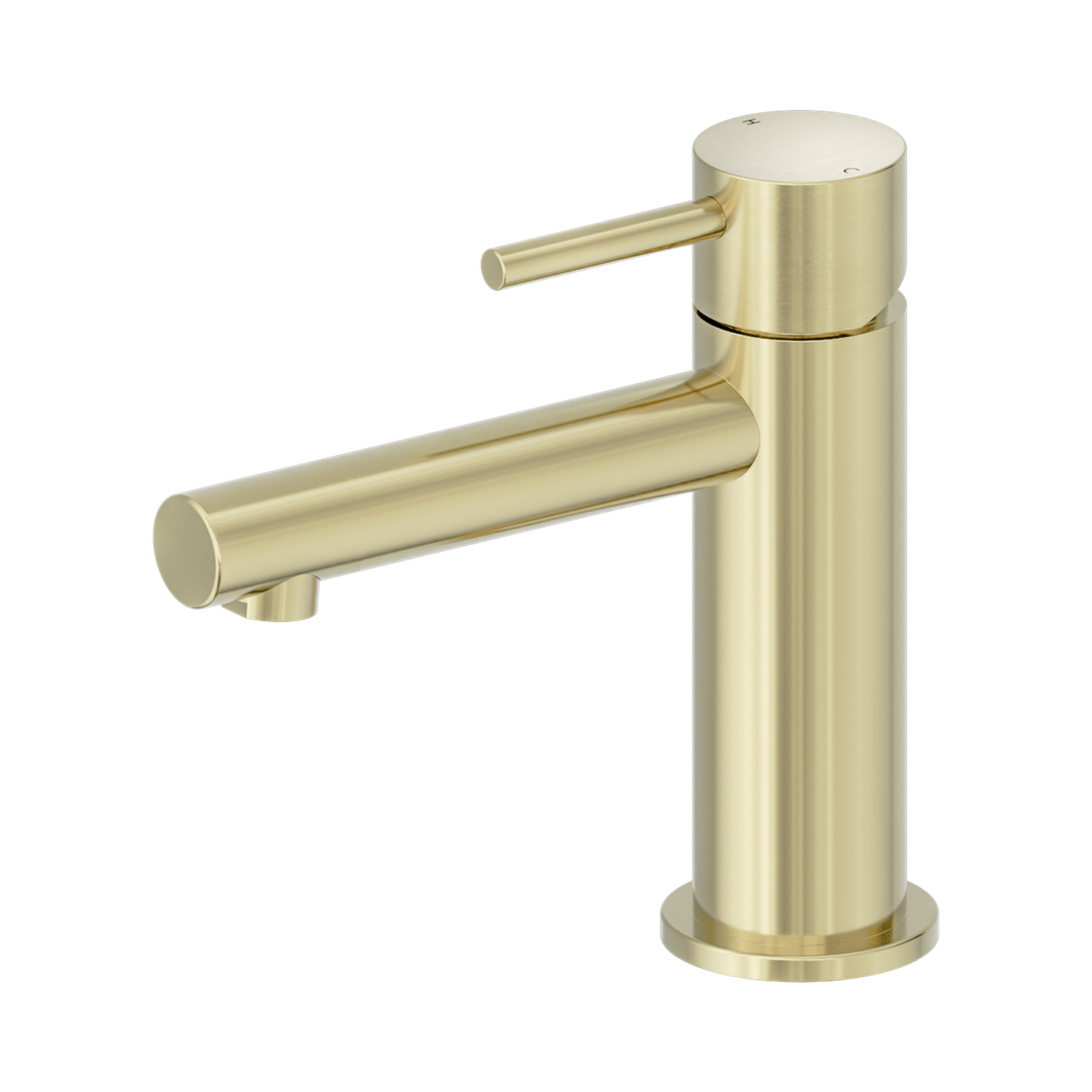 Nero Dolce Ii Basin Mixer Brushed Gold