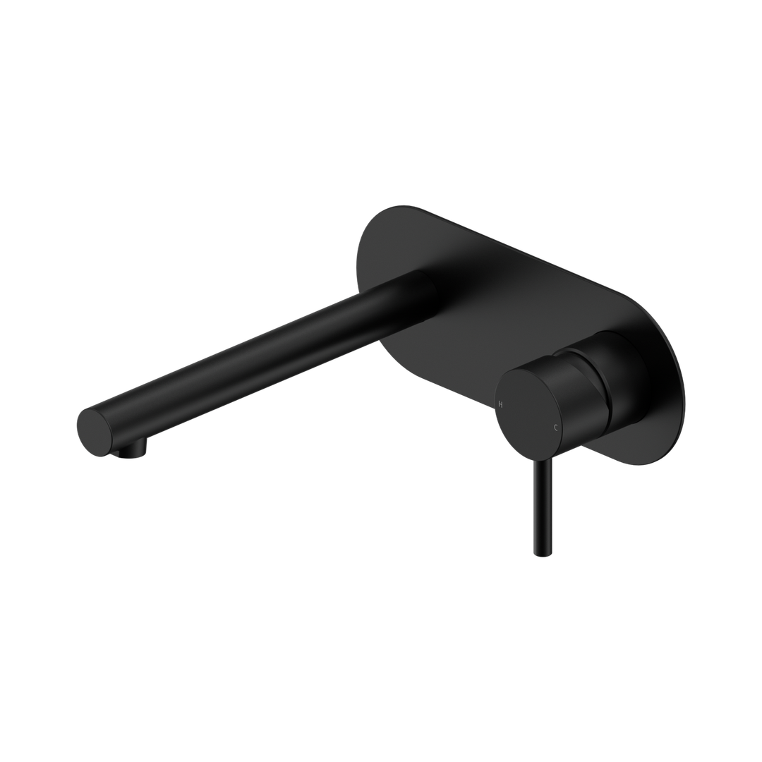 Nero Dolce Ii Wall Basin/Bath Mixer Matte Black