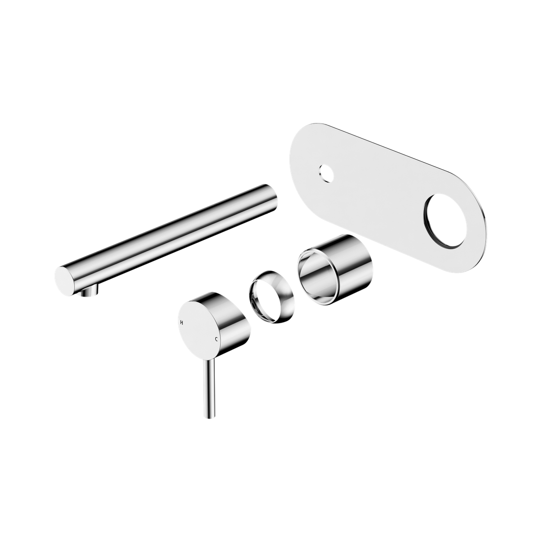 Nero Dolce Ii Wall Basin/Bath Mixer Trim Kits Only Chrome