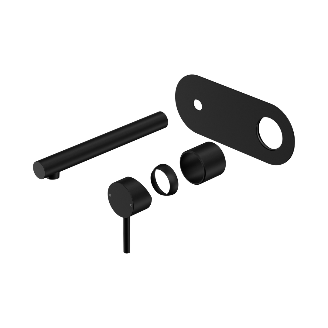 Nero Dolce Ii Wall Basin/Bath Mixer Trim Kits Only Matte Black
