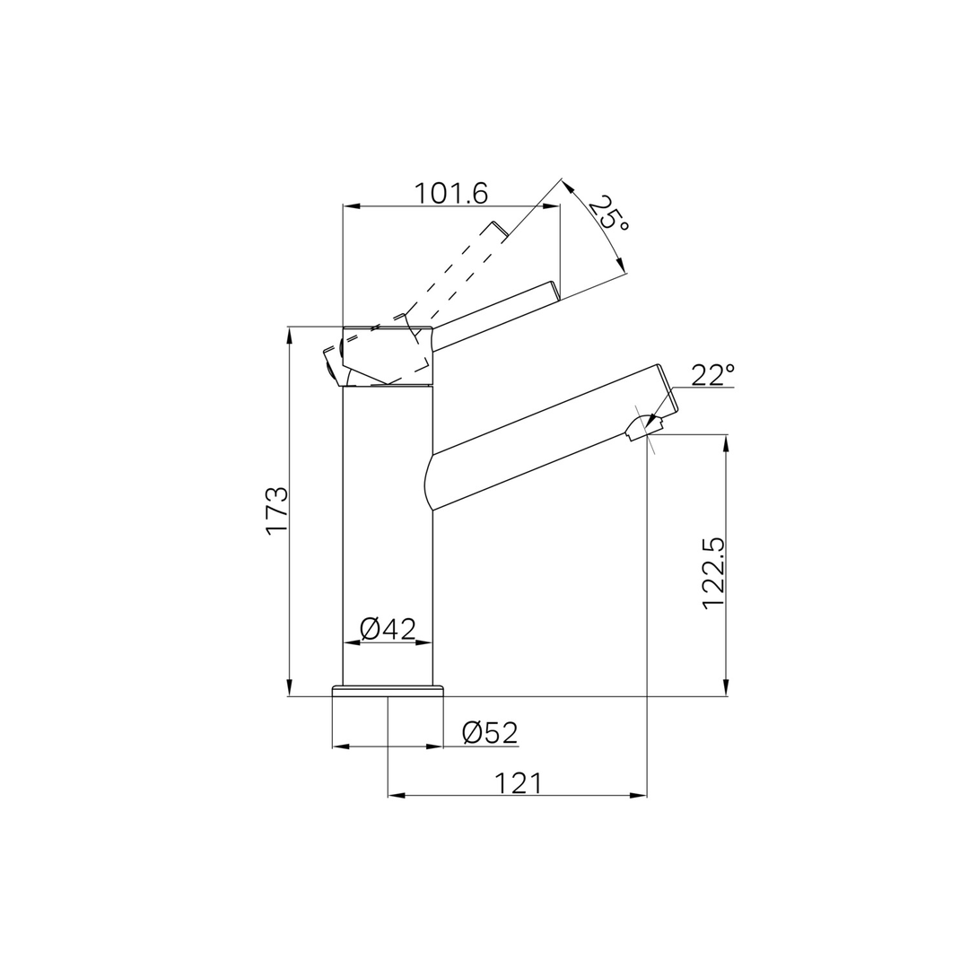 Harmony Senza Plus Basin Mixer Chrome