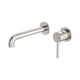Harmony Senza Plus Wall Basin/Bath Mixer Without Backplate 185Mm Spout Brushed Nickel
