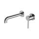 Harmony Senza Plus Wall Basin/Bath Mixer Without Backplate 185Mm Spout Chrome