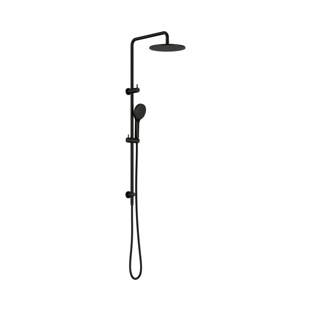 Harmony Bassini Plus Twin Shower Matte Black (Matches Senza)