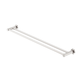 Harmony Senza Plus Double Towel Rail 800Mm Brushed Nickel