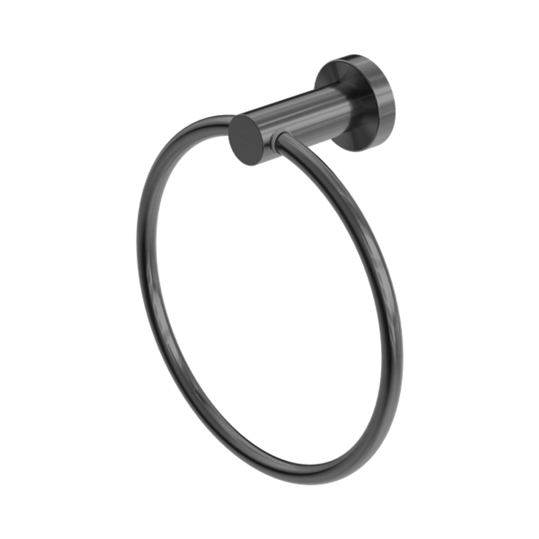 Harmony Senza Plus Hand Towel Ring Gun Metal
