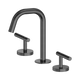Nero Mecca Lever Basin Set Edge Spout Gun Metal
